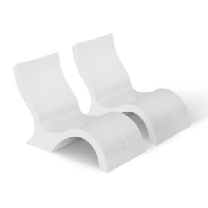 Ledge Lounger Lowback Pool Chairs Set of 2