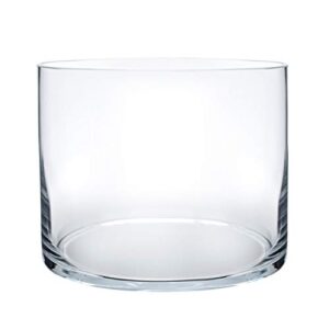 Decorative 6" Cylinder Glass Vase