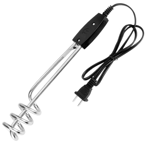 Portable 1000W Immersion Water Heater 10in