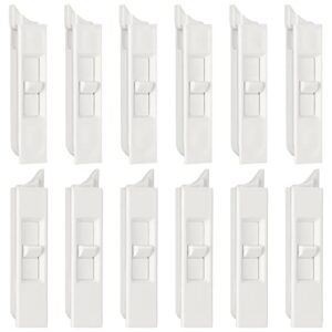 12 Pieces White Tilt Latch Pairs