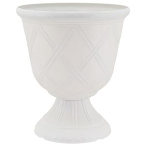 Arcadia Classic Garden Pot Planter, White