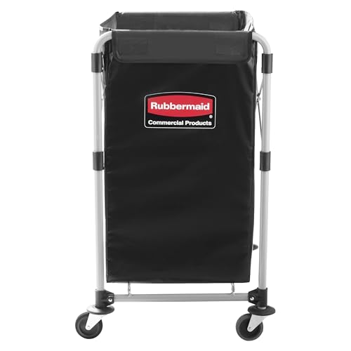 Rubbermaid Commercial 4 Bushel Laundry Cart - Image 2