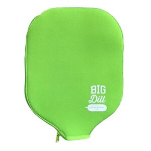 Neoprene Pickleball Paddle Cover - Lime Green