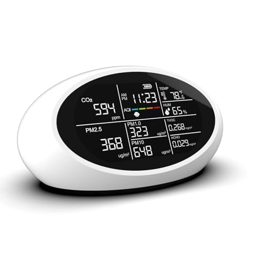 Portable 12-in-1 Indoor Air Quality Monitor