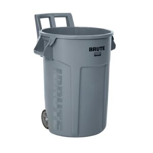 Rubbermaid 32 Gal Vented Wheeled Trash Container