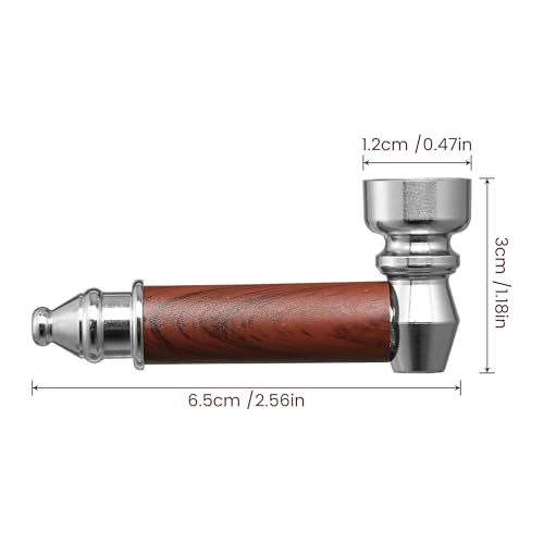 Wooden Tobacco Pipe Set with Pouch - Image 2