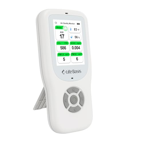 LifeBasis 10-in-1 Indoor Air Quality Monitor