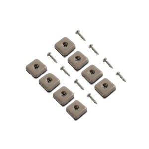 Shepherd 8 Pack 1" Square Furniture Sliders