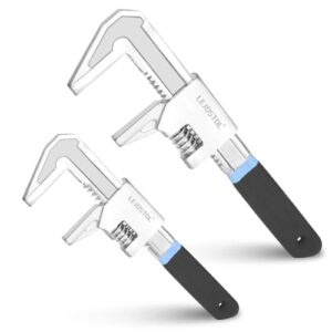LEJOSTOL Adjustable Wrench Set, 9 & 11 Inch