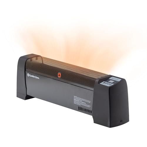 Comfort Zone 1500W Baseboard Heater with Thermostat
