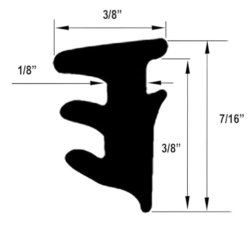 Gordon Glass® Roll-in Glazing Gasket 3/8" x 7/16" - Image 2