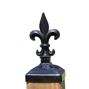Fleur-de-lis Iron Post Cap for 4x4 Posts
