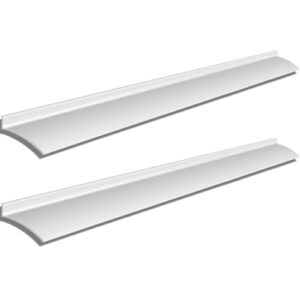 Hicarer 2 Pcs 52" Door Rain Diverter