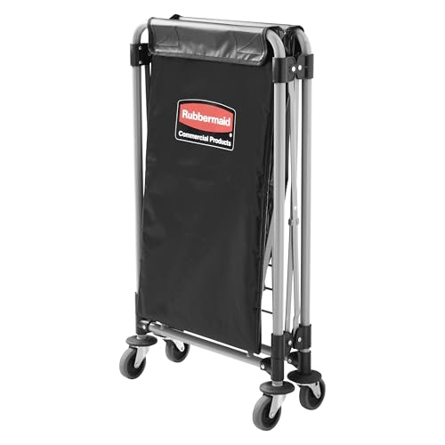 Rubbermaid Commercial 4 Bushel Laundry Cart - Image 4