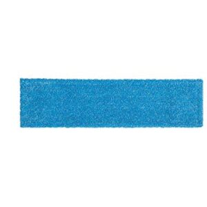 Rubbermaid 18" Flat Mop Microfiber Pad, Blue