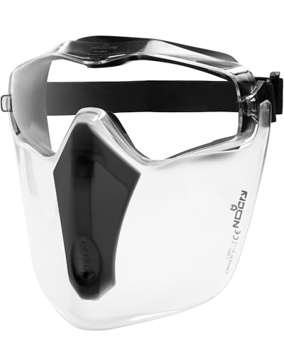 NoCry Safety Face Shield with Anti Fog Technology
