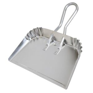 Quickie 17" Aluminum Dust Pan for Heavy Duty Cleanup