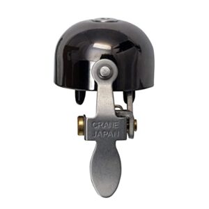 Crane Neo Black Bike Bell - Made in Japan
