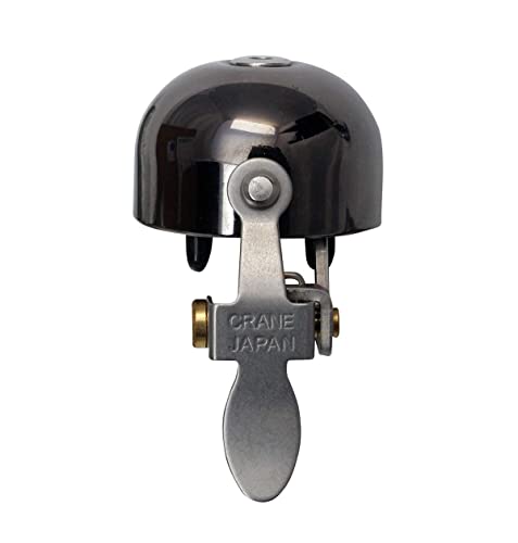 Crane Neo Black Bike Bell - Made in Japan