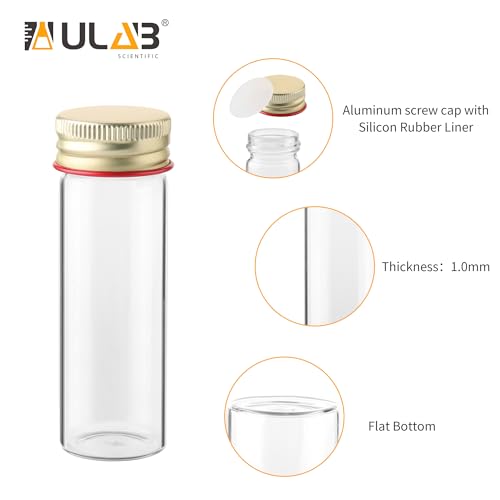 25ml Scientific Sample Tubes with Caps - Image 6