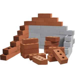 Zhanmai 50 Pack Foam Building Blocks