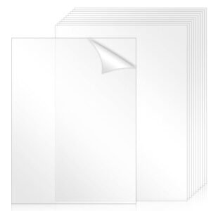 10 PCS 8.5" x 11" Clear Acrylic Sheets