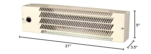 Qmark WHT500 Beige Utility Heater, 500W, 240V - Image 2