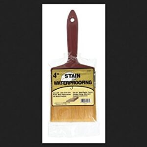 Linzer Waterproofing Brush, 4 in., Brown