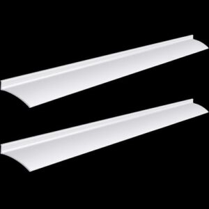 Hicarer 2 Pcs Weather Stripping Drip Cap 40 Inch