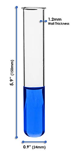 EISCO 24PK 50ml Borosilicate Test Tubes - Image 2