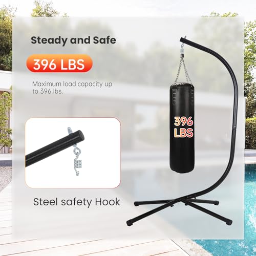 Heavy Duty Hammock Chair Stand, 400 LBS - Image 4