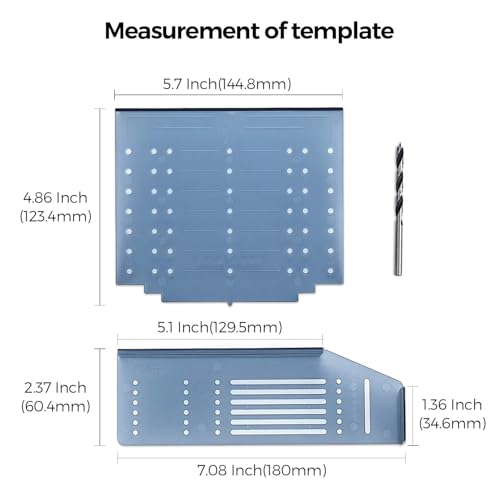 Cabinet Hardware Installation Template Kit - Image 2