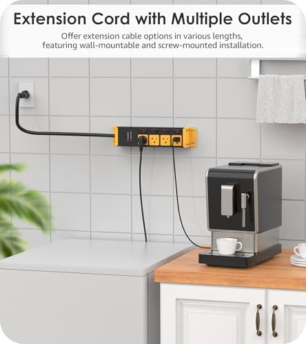 Heavy Duty Surge Protector Power Strip 20A - Image 5