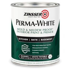 Zinsser PERMA-WHITE Mold Resistant Paint Quart