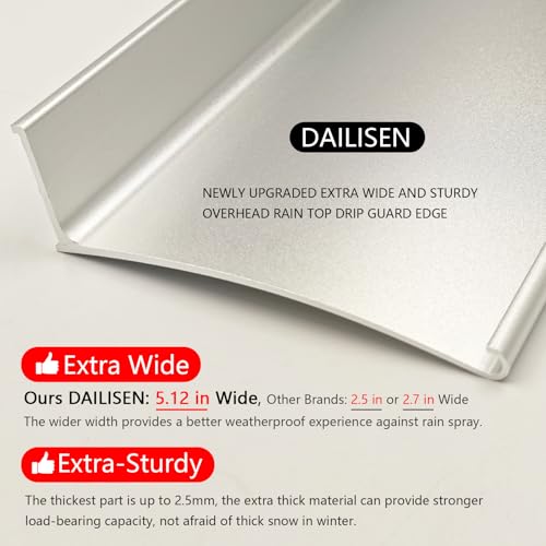 DAILISEN Extra Wide Door Rain Drip Guard - Image 3