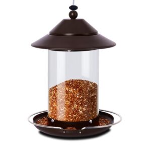 EnjoyCool 2.4LB Metal Bird Feeder, Weatherproof