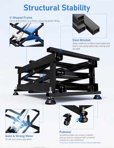 DIHOOL Electric Scissor Lift Table 200Lbs - Image 4