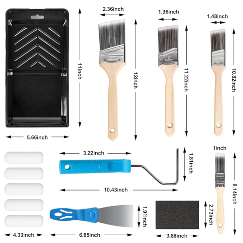 Rhibak Paint Roller and Brush Kit Set - Image 2