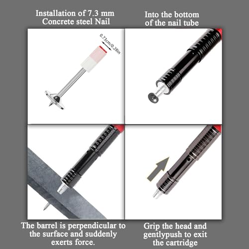 DLronwey Mini Nail Gun Kit with 120 Nails - Image 3