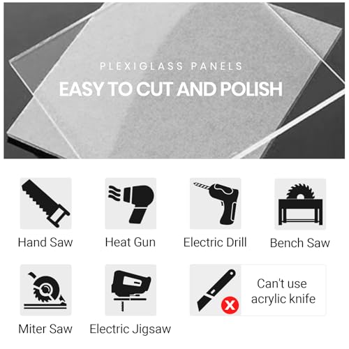 CALPALMY 1/2" Acrylic Sheets - 12" x 12" - Image 3