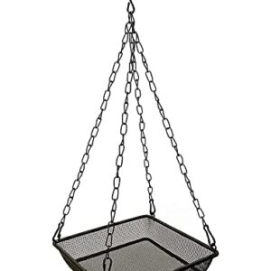 Metal Mesh Bird Feeder Tray for Outdoor