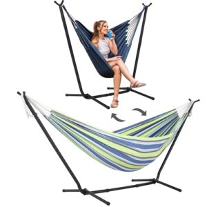 SUNCREAT 2-in-1 Hammock with Stand, Light Green