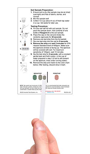 SenSafe Lead Soil Test Strip, 0-400ppm - Image 5