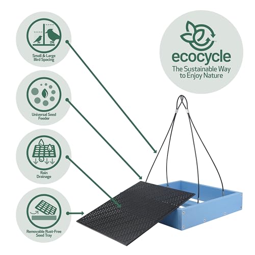 EcoCycle Bird Feeder with Seed Tray - Image 5