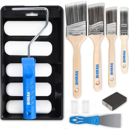 Rhibak Paint Roller and Brush Kit Set
