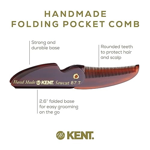 Kent 87T Handmade Folding Pocket Comb - Image 4