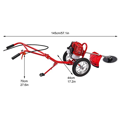 ZBXGJKSY 49CC 2-in-1 Gas Lawn Mower - Image 2