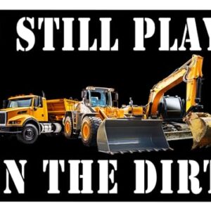 Funny Metal Sign for Construction Workers