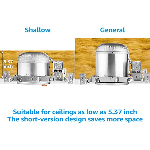 TORCHSTAR 8-Pack 6 Inch Recessed Lighting Housing - Image 2