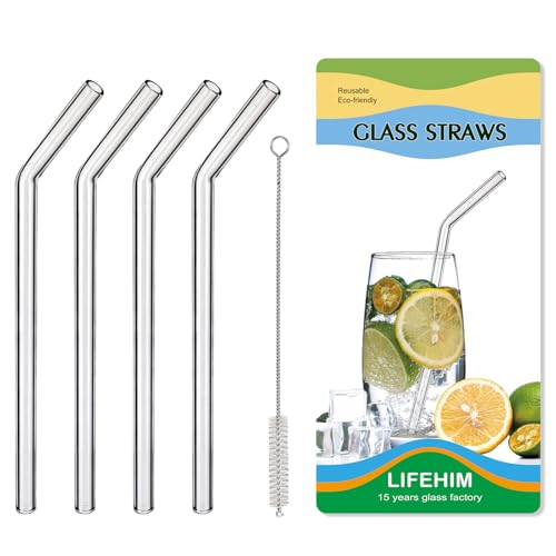 Borosilicate Glass Straws for 16oz Tumbler
